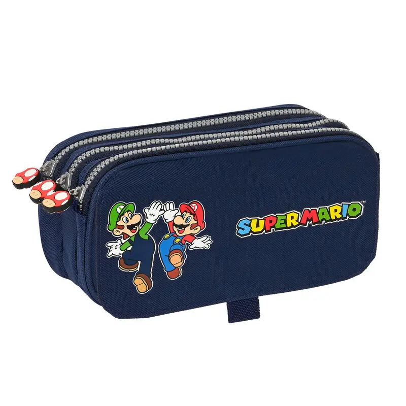 Super Mario Bros triple pencil case termékfotó