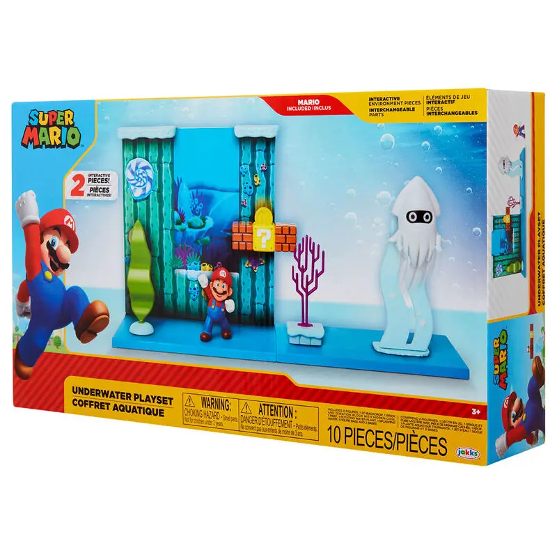 World of Nintendo Super Mario Playset Underwater product photo