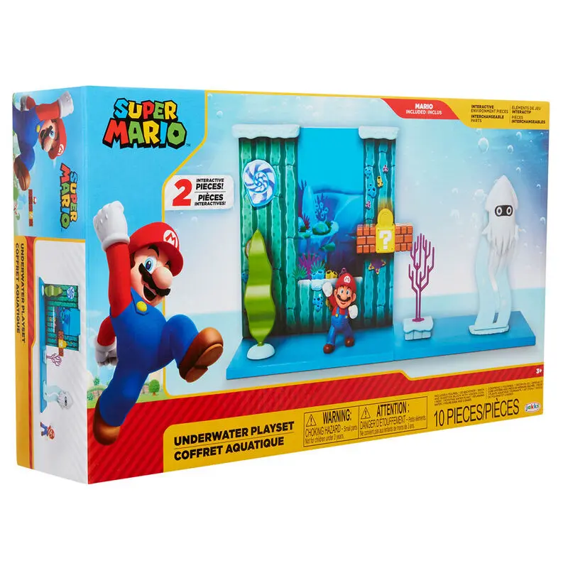 World of Nintendo Super Mario Playset Underwater product photo