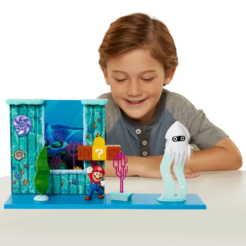 World of Nintendo Super Mario Playset Underwater product photo