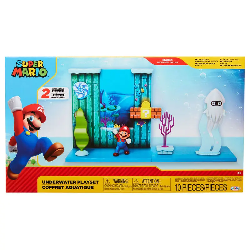 World of Nintendo Super Mario Playset Underwater product photo