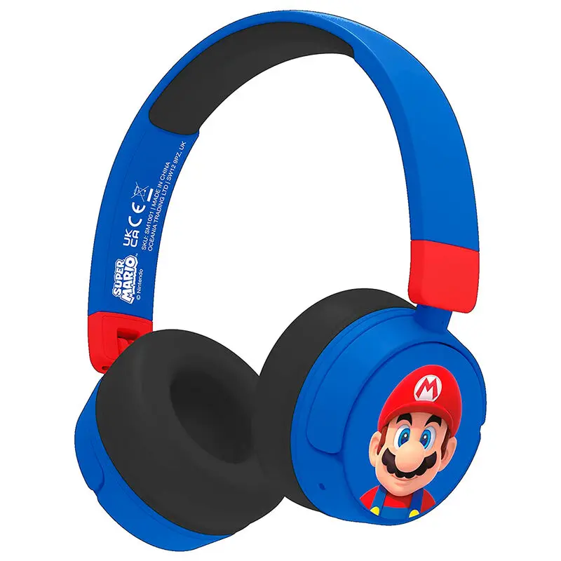 Super Mario Bros wireless kids headphones termékfotó