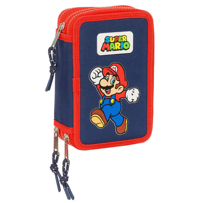 Super Mario Bros World double pencil case 36pcs product photo