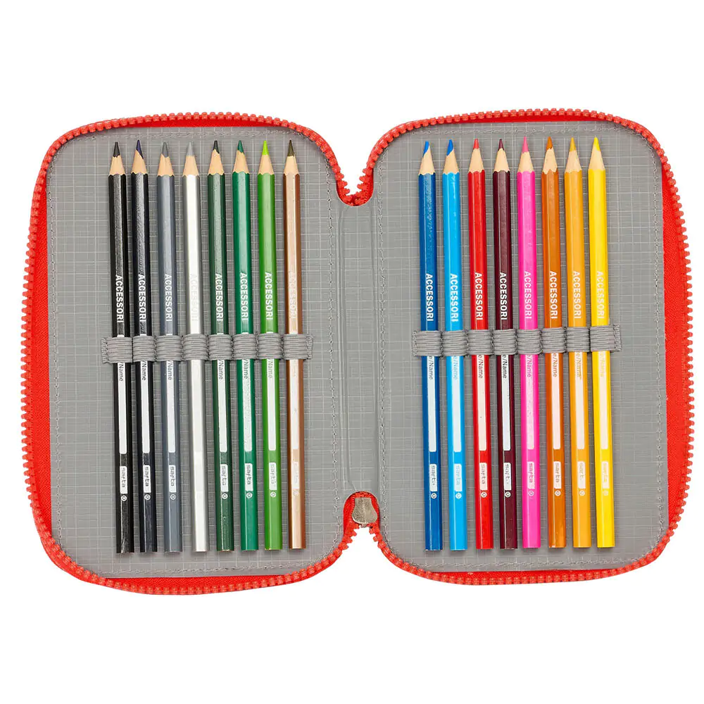 Super Mario Bros World double pencil case 36pcs product photo