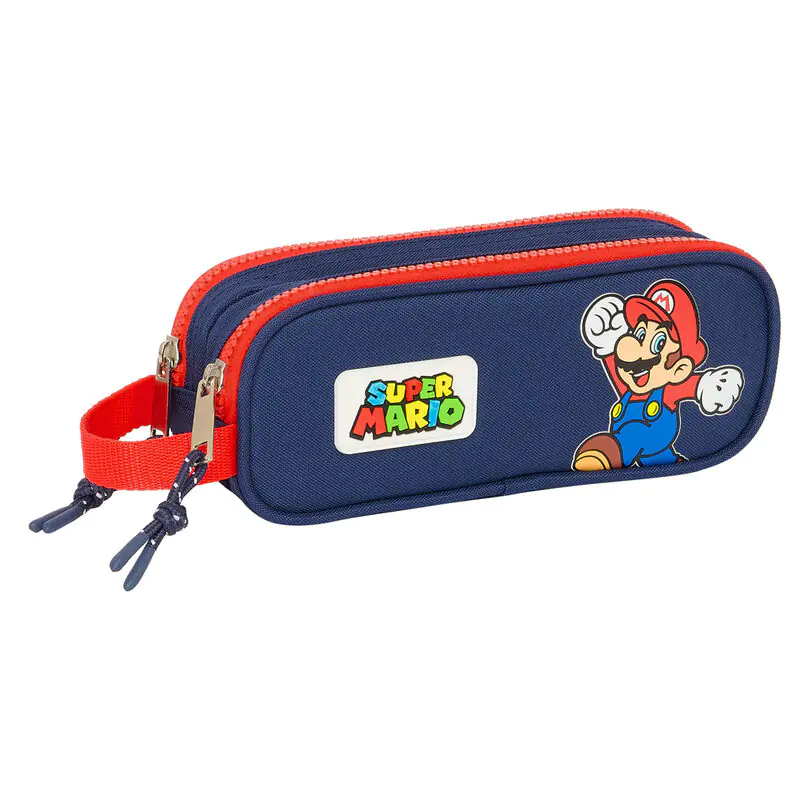 Super Mario Bros World Super double pencil case product photo
