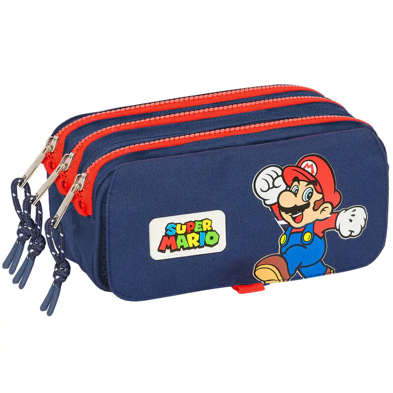 Super Mario Bros World Super triple pencil case termékfotó