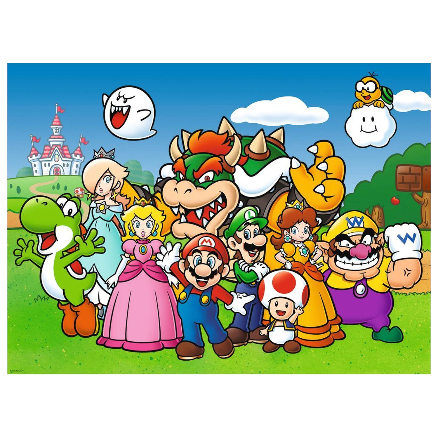 Super Mario Bros XXL puzzle 100pcs product photo