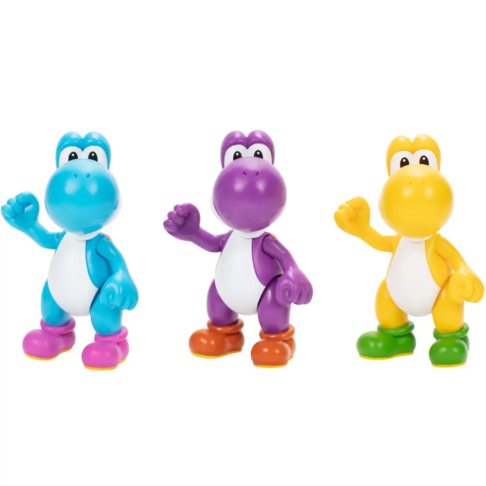 Super Mario Bros Yoshi pack 3 figures 10cm product photo