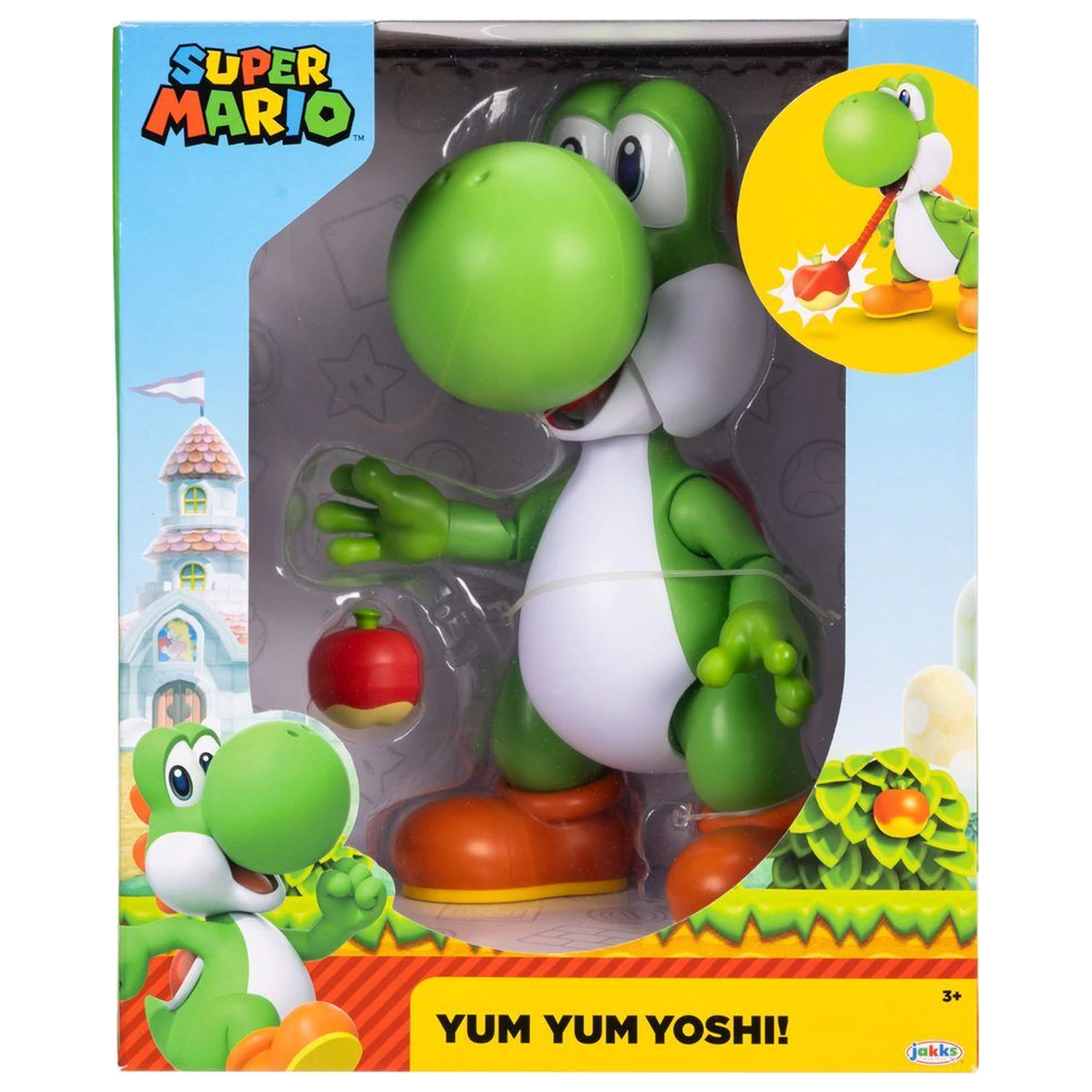 Super Mario Bros Yum Yum Yoshi Interactive figure 20cm product photo