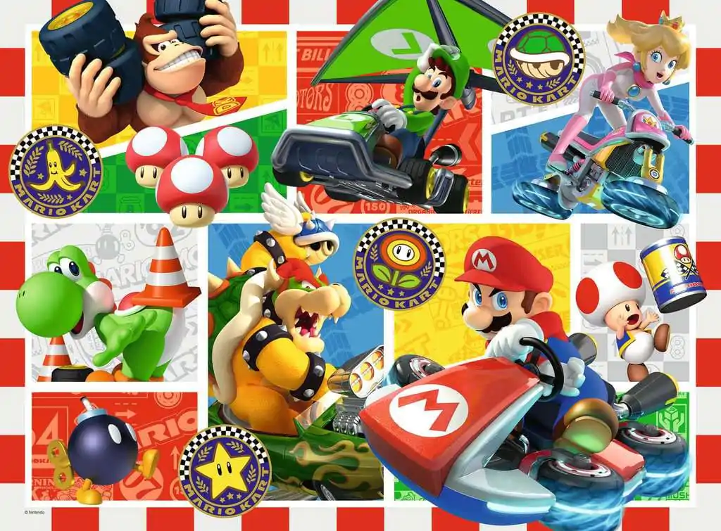 Super Mario Children's Jigsaw Puzzle XXL Fun with Mario Kart (150 pieces) product photo