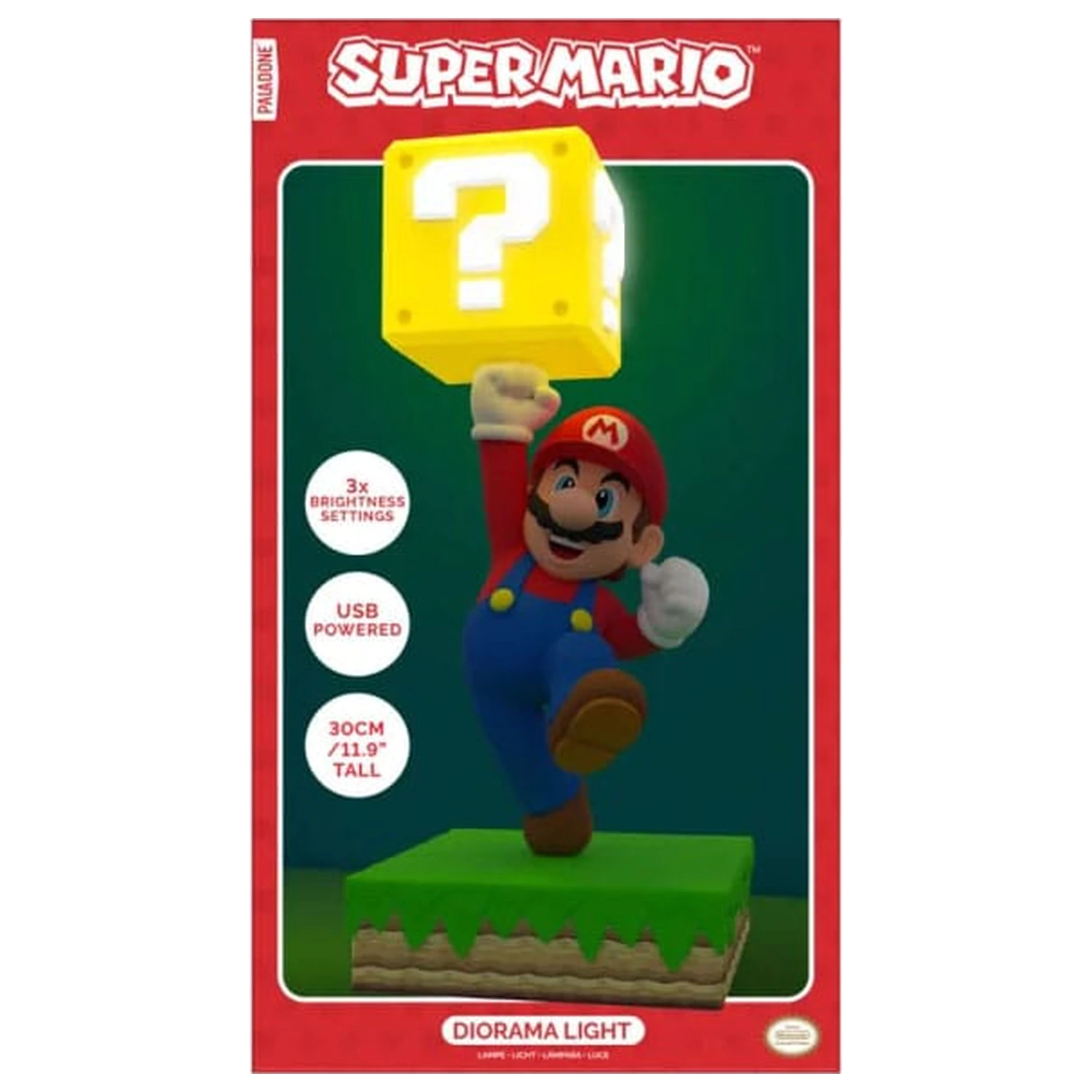 Super Mario Diorama Light Mario product photo
