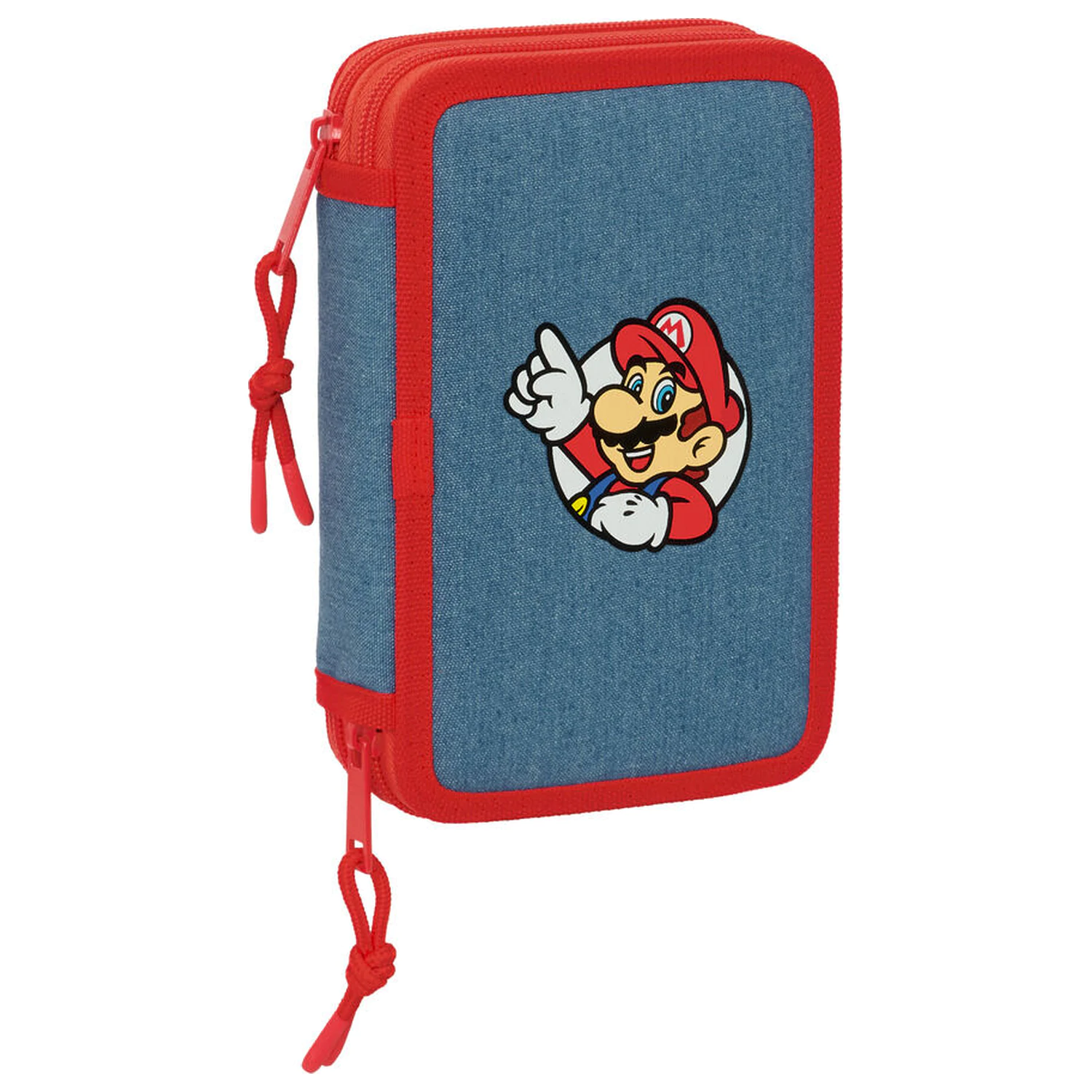 Super Mario double pencil case 29pcs product photo
