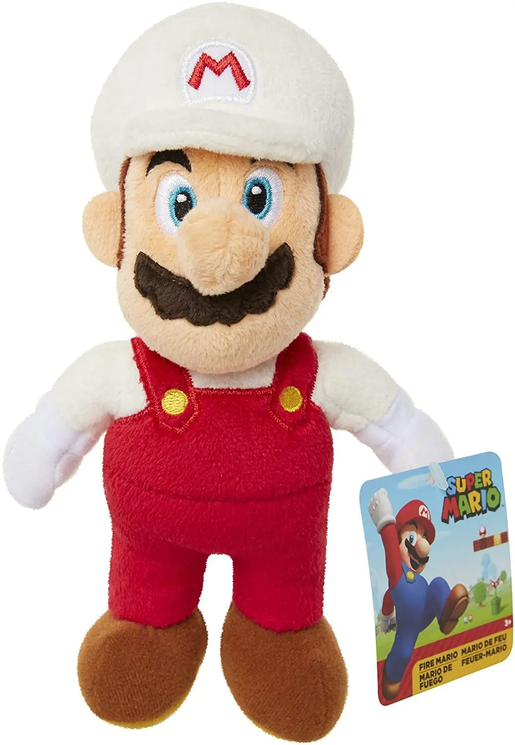 Super Mario Fire Mario plush 23 cm product photo
