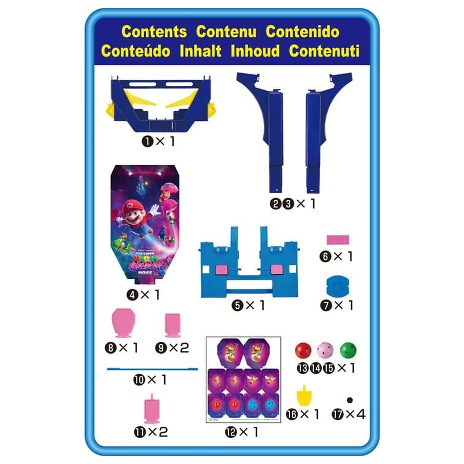 Super Mario game Galaxy Movie Battle Pinball product photo