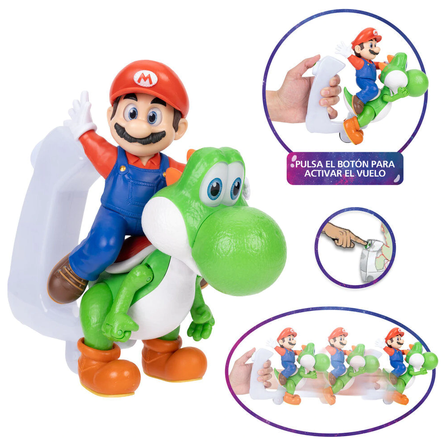 Super Mario Galaxy Movie Mario & Yoshi figure product photo