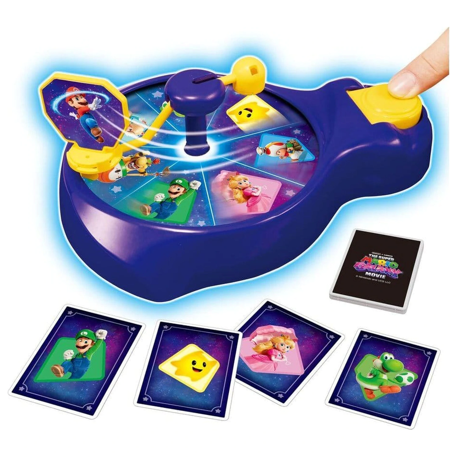 Super Mario game Galaxy Movie Spin'n Match product photo