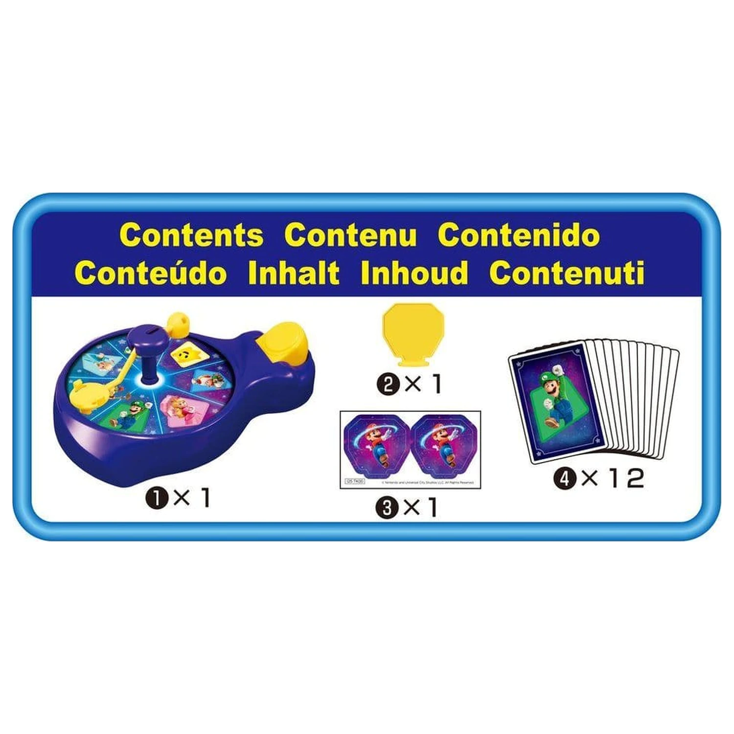 Super Mario game Galaxy Movie Spin'n Match product photo