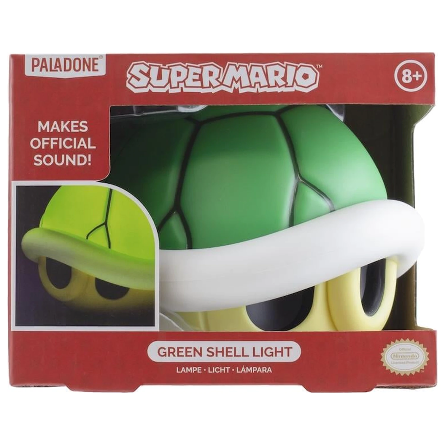 Super Mario Green Shell Decorative Light with Sound 15cm product photo