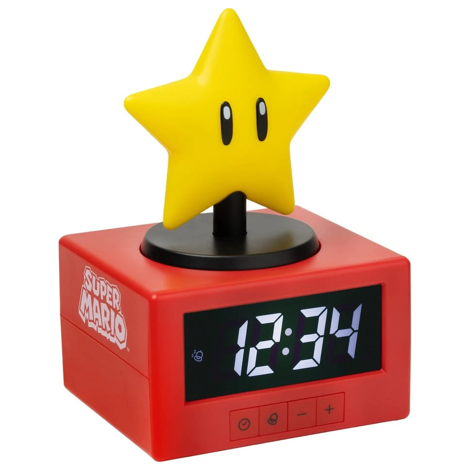 Super Mario Icon Alarm Clock Super Star 15 cm product photo