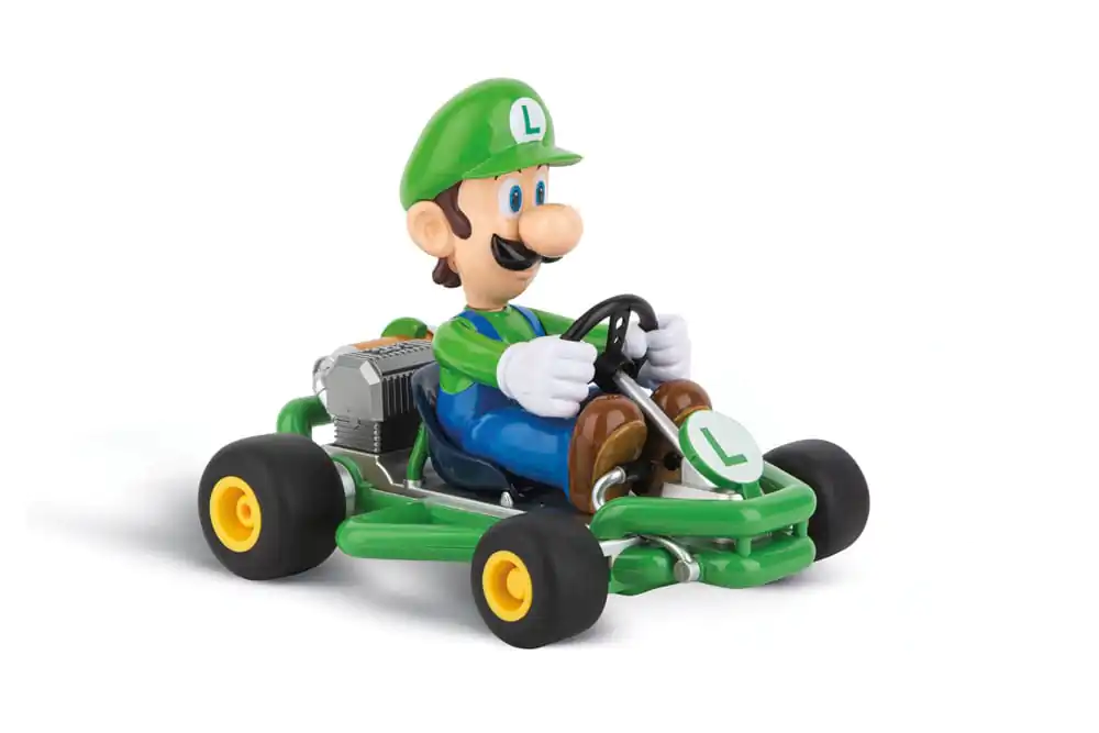 Super Mario Kart RC remote-controlled Car 1/18 2.4GHz Pipe Kart Luigi product photo