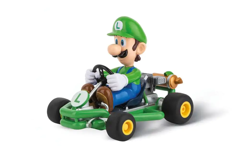 Super Mario Kart RC remote-controlled Car 1/18 2.4GHz Pipe Kart Luigi product photo