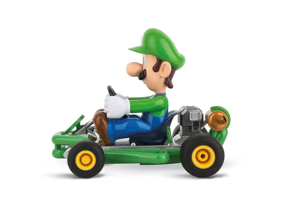 Super Mario Kart RC remote-controlled Car 1/18 2.4GHz Pipe Kart Luigi product photo