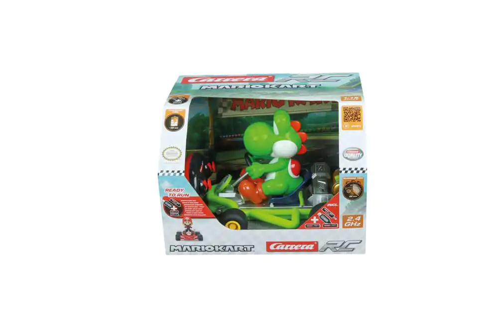 Super Mario Kart RC remote-controlled Car 1/18 2.4GHz Pipe Kart Yoshi product photo