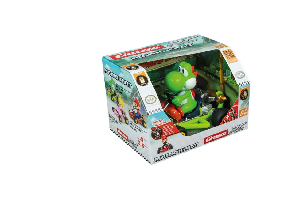 Super Mario Kart RC remote-controlled Car 1/18 2.4GHz Pipe Kart Yoshi product photo