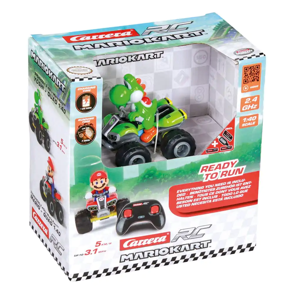 Super Mario Kart RC remote-controlled Quad 1/40 2.4GHz Yoshi product photo