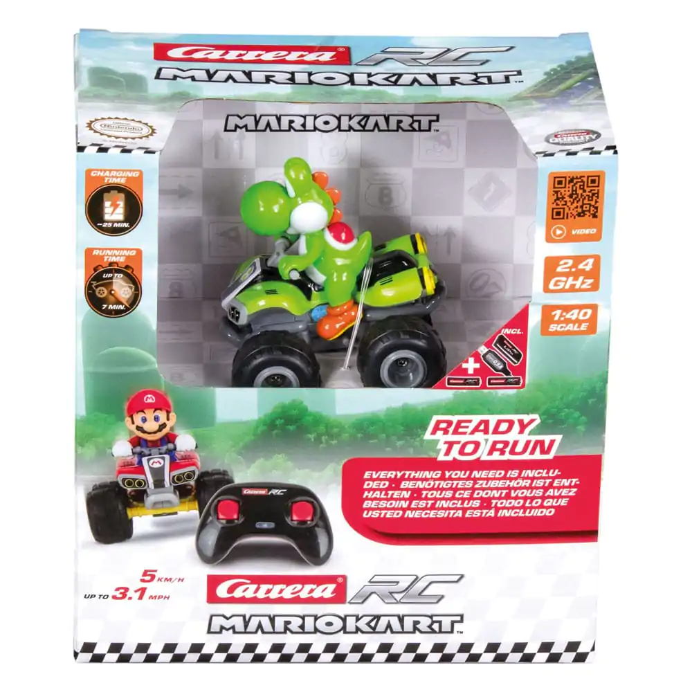 Super Mario Kart RC remote-controlled Quad 1/40 2.4GHz Yoshi product photo