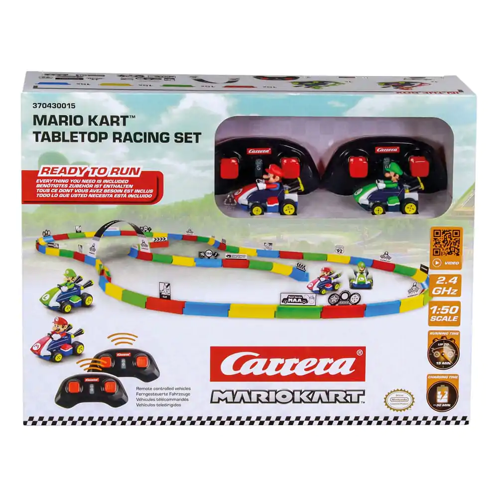 Super Mario Kart RC remote-controlled Car 1/43 2.4GHz Tabletop Racing Set Mario product photo