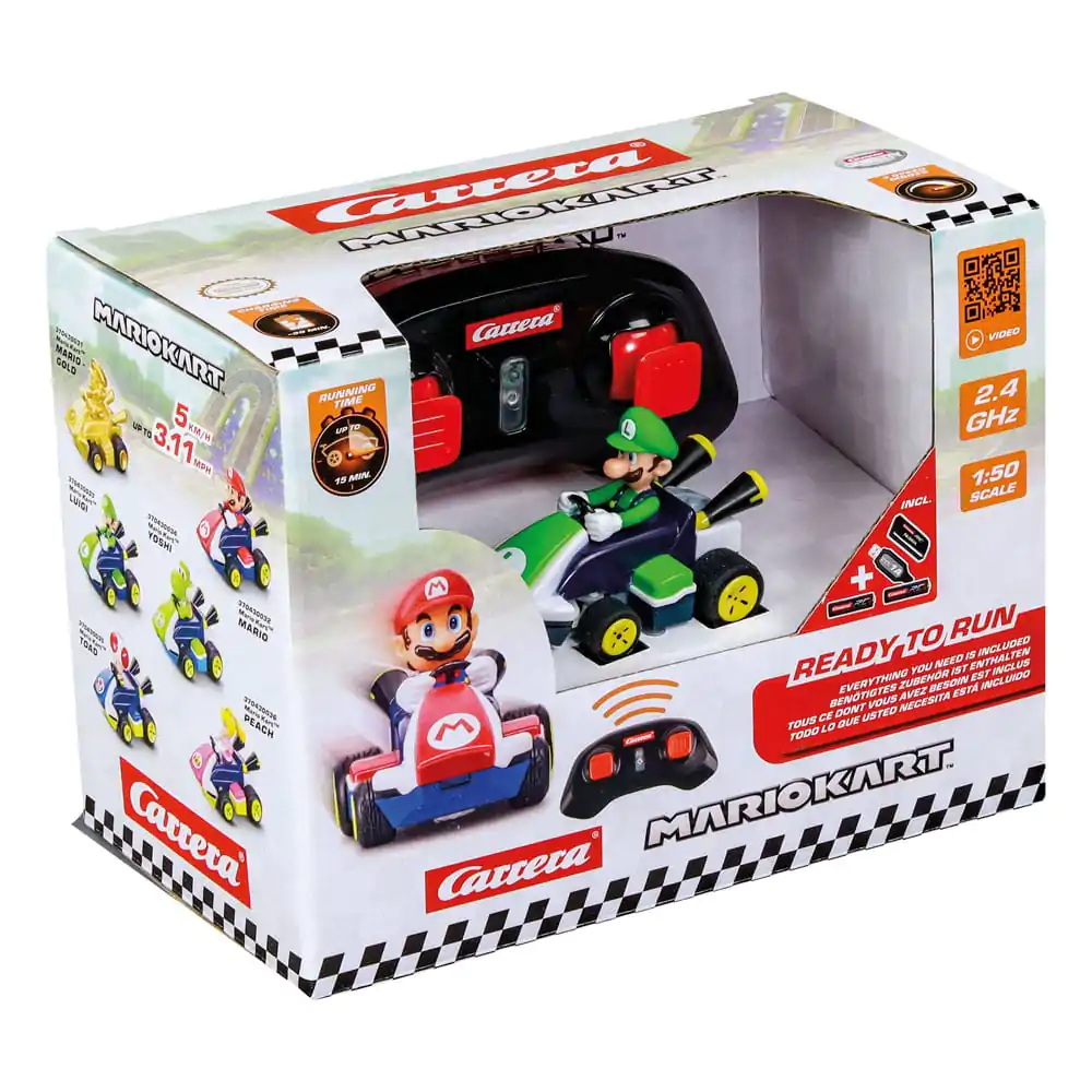 Super Mario Kart RC remote-controlled Car 1/50 2.4GHz Mini Luigi product photo