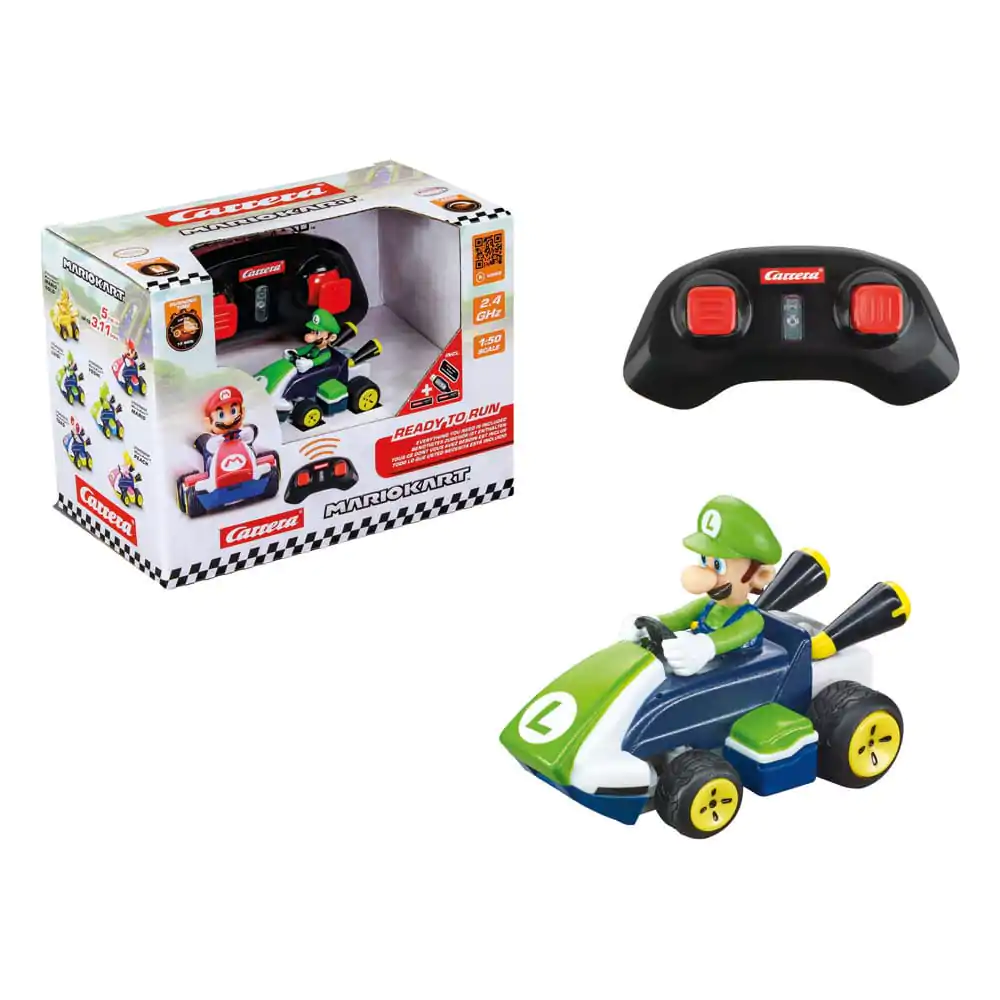 Super Mario Kart RC remote-controlled Car 1/50 2.4GHz Mini Luigi product photo