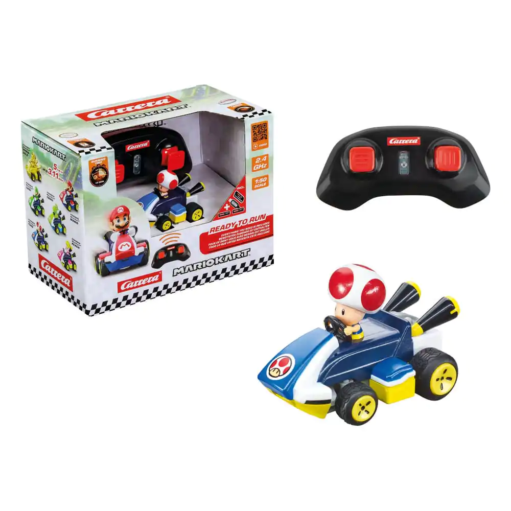 Super Mario Kart RC remote-controlled Car 1/50 2.4GHz Mini Toad product photo