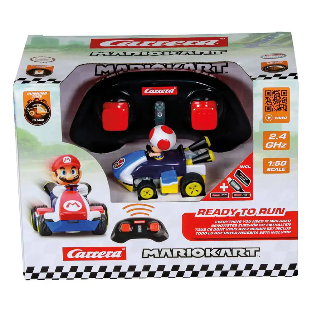 Super Mario Kart RC remote-controlled Car 1/50 2.4GHz Mini Toad product photo