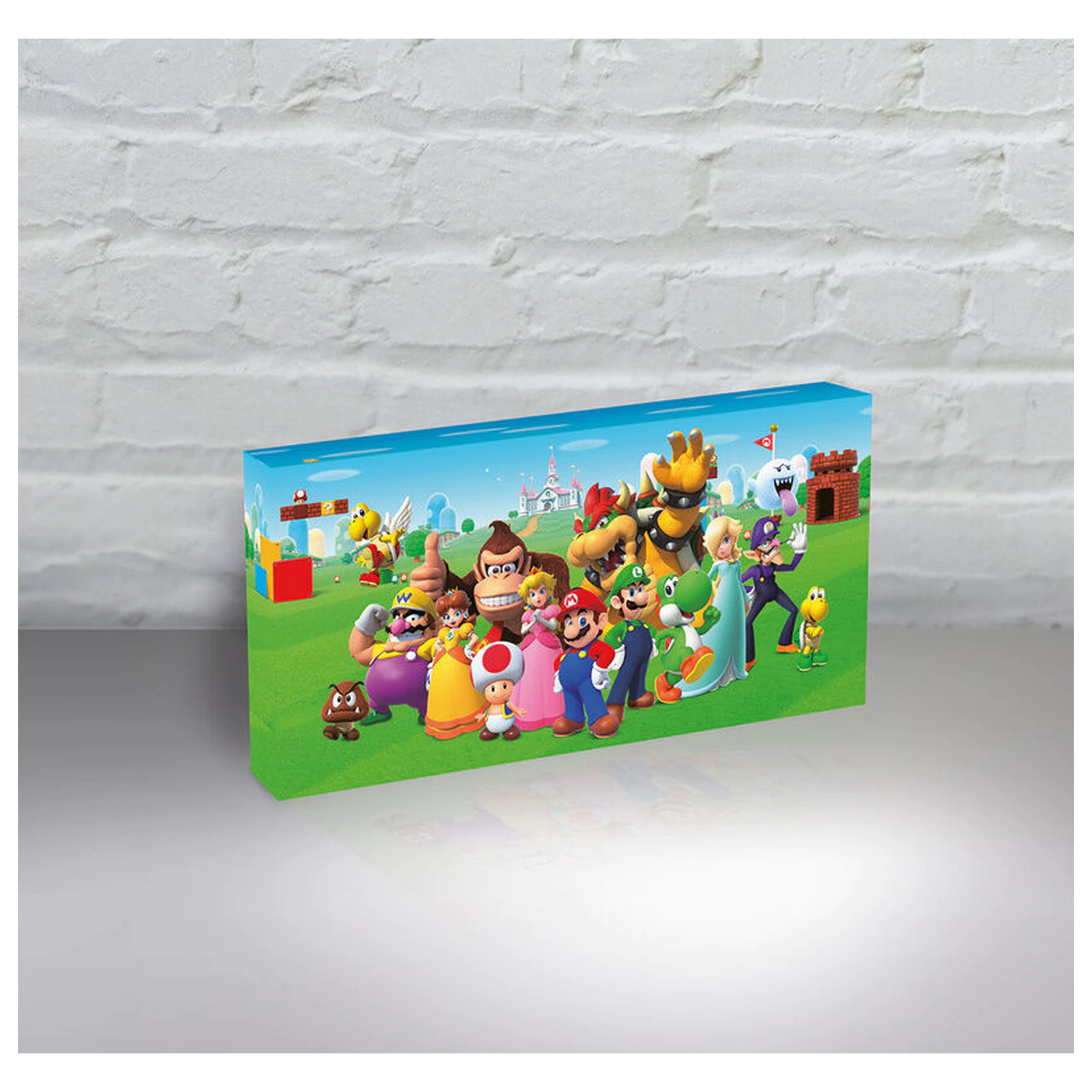 Super Mario light up canvas product photo