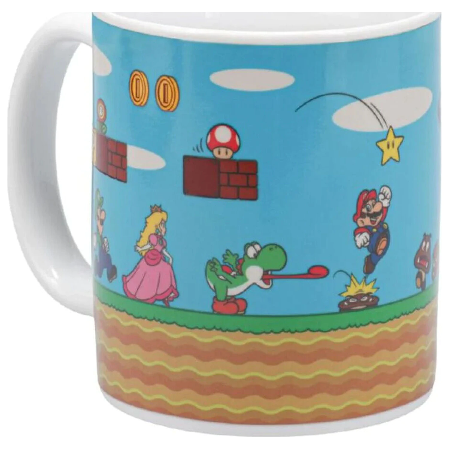 Super Mario Level heat change mug 300ml product photo