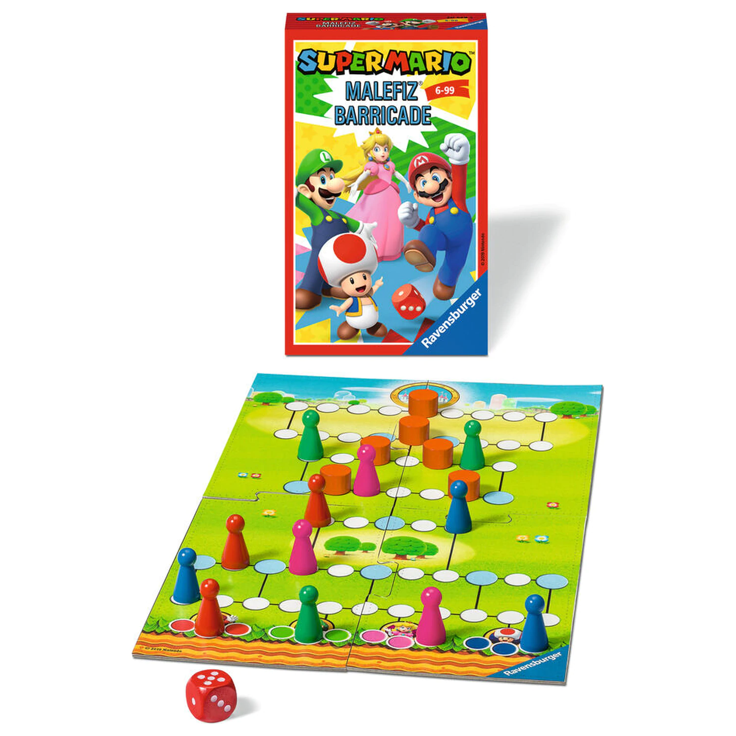 Super Mario Malefiz Barricade travel game product photo