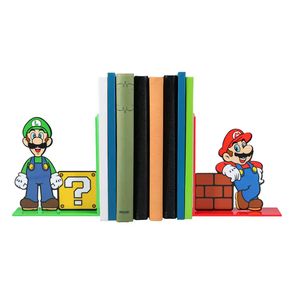 Super Mario Bookends Mario and Luigi product photo