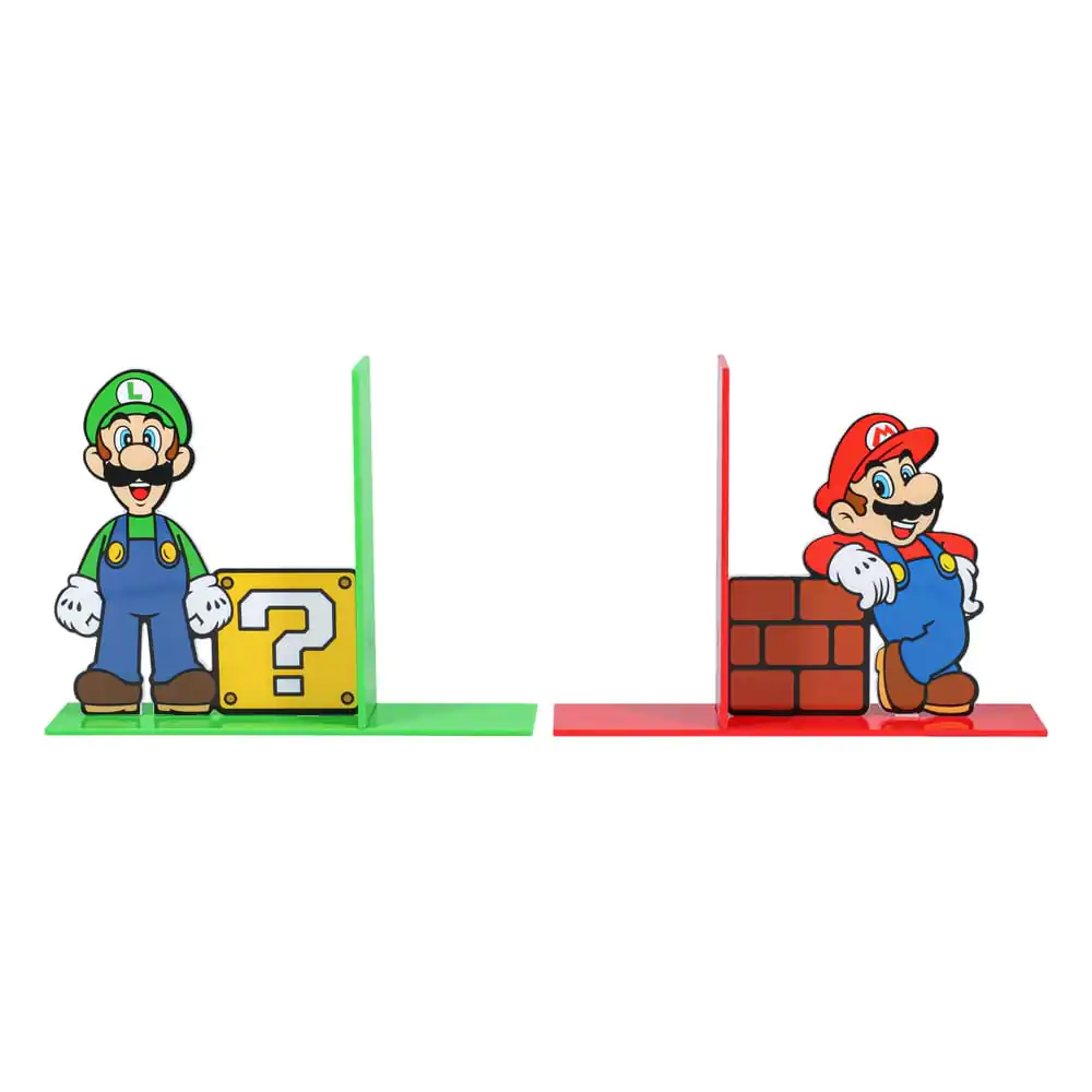 Super Mario Bookends Mario and Luigi product photo