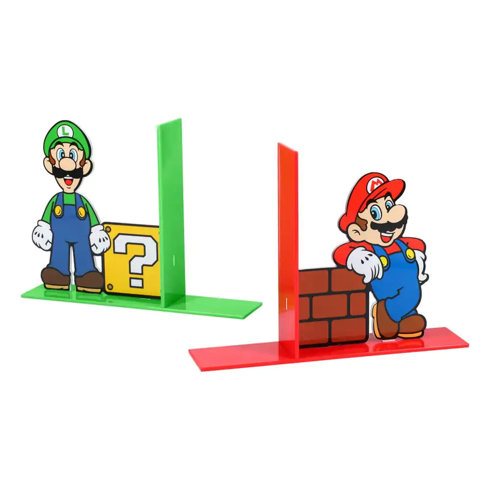Super Mario Bookends Mario and Luigi product photo
