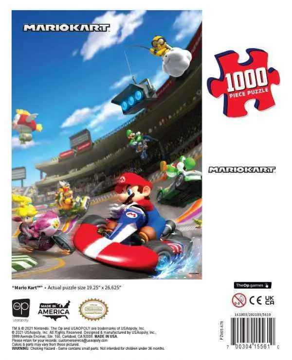 Super Mario Jigsaw Puzzle Mario Kart (1000 pieces) product photo