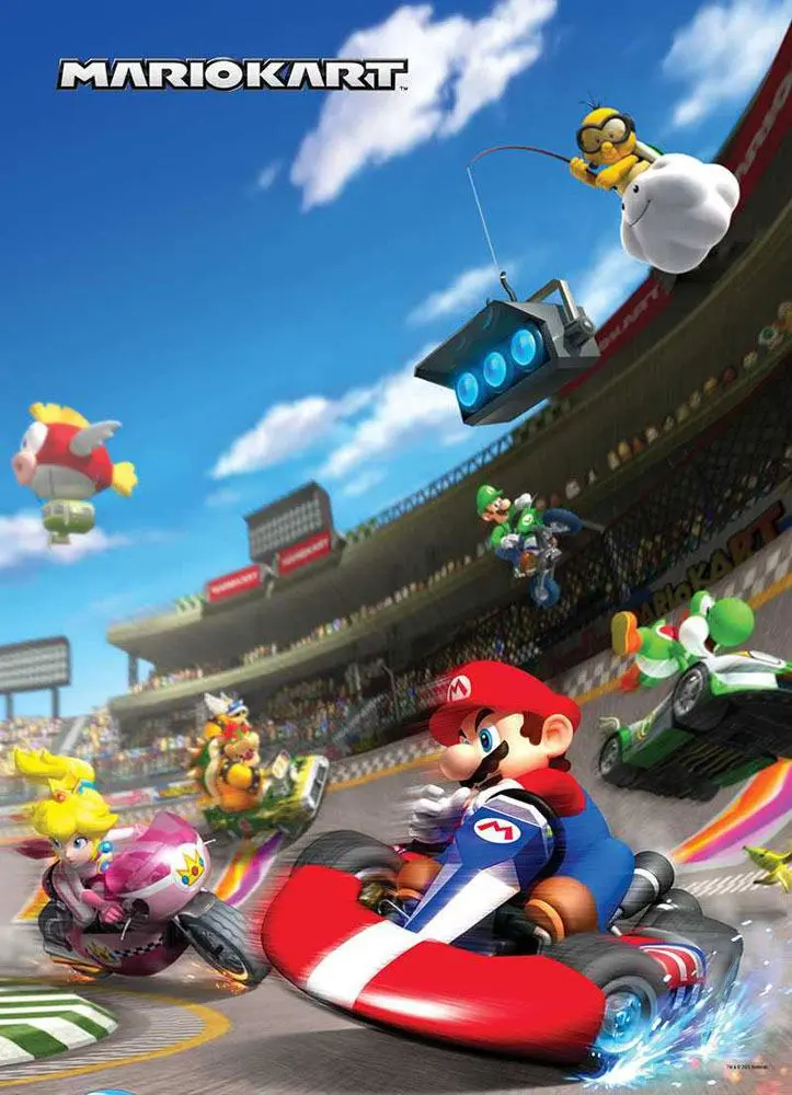Super Mario Jigsaw Puzzle Mario Kart (1000 pieces) product photo