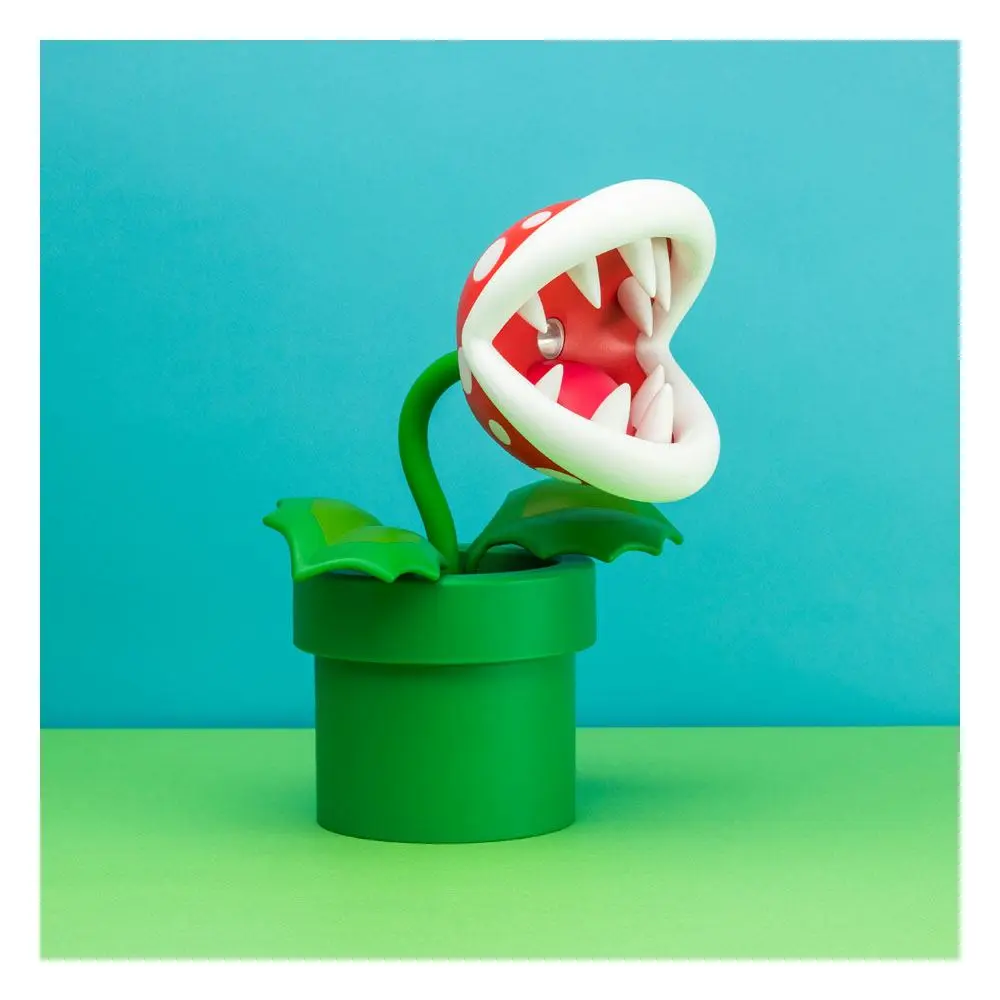 Super Mario Posable Lamp Mario Mini Piranha Plant product photo