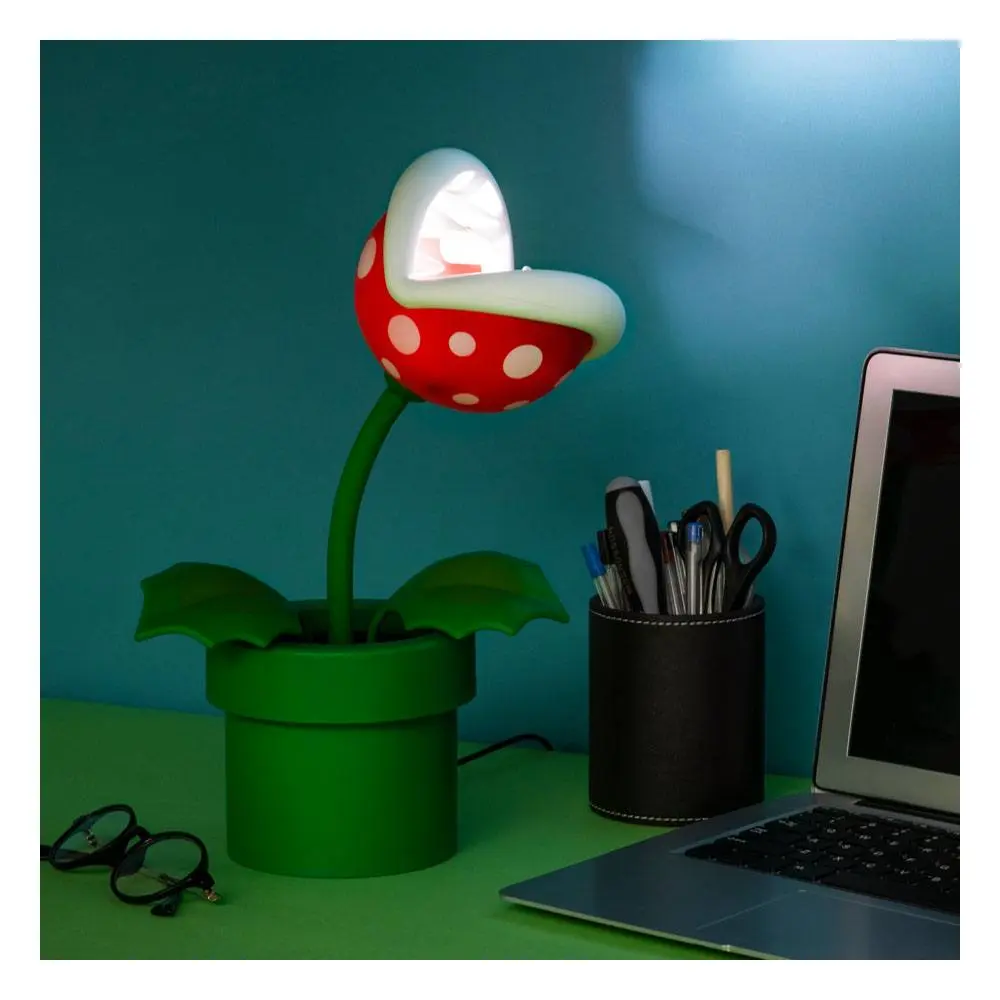 Super Mario Posable Lamp Mario Mini Piranha Plant product photo