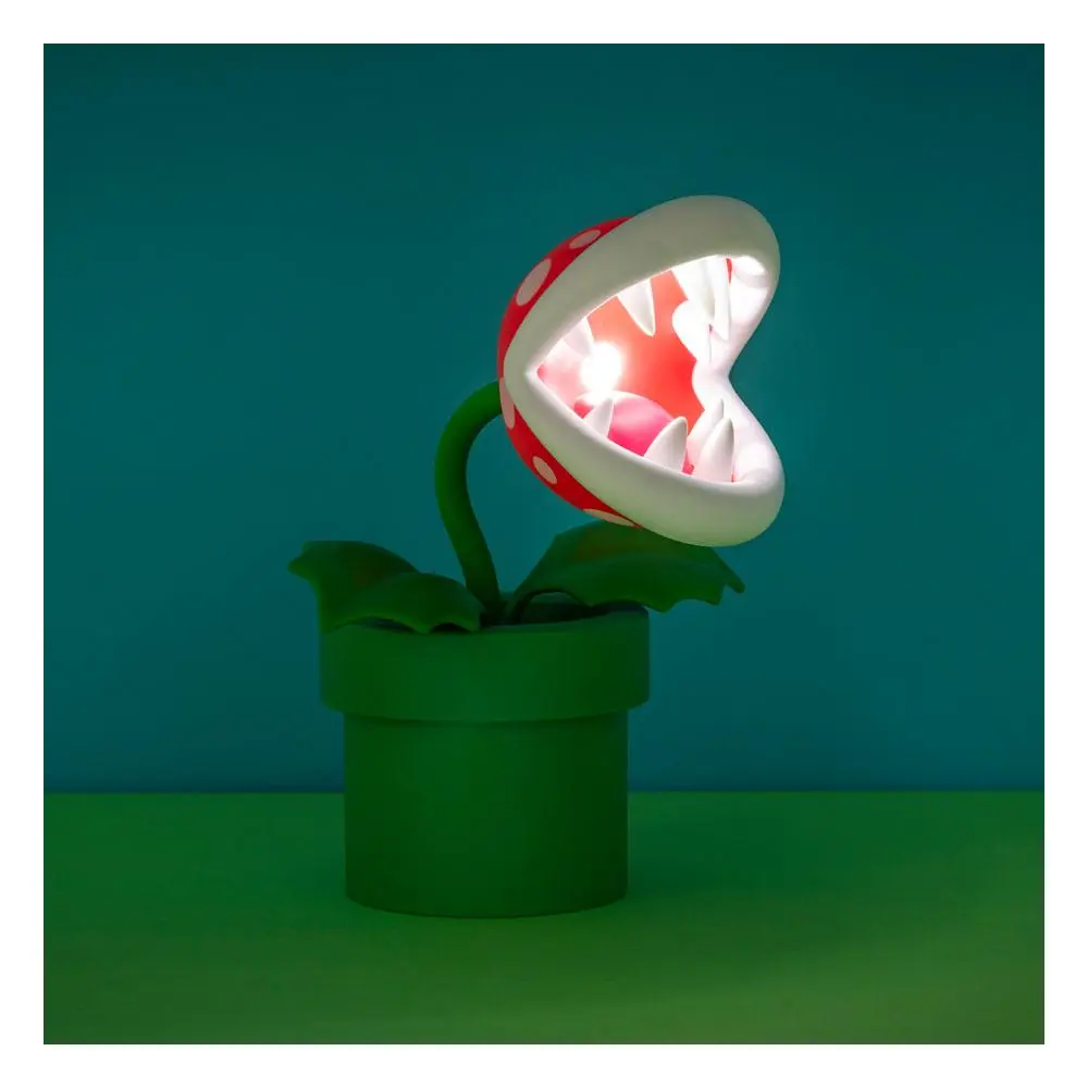 Super Mario Posable Lamp Mario Mini Piranha Plant product photo