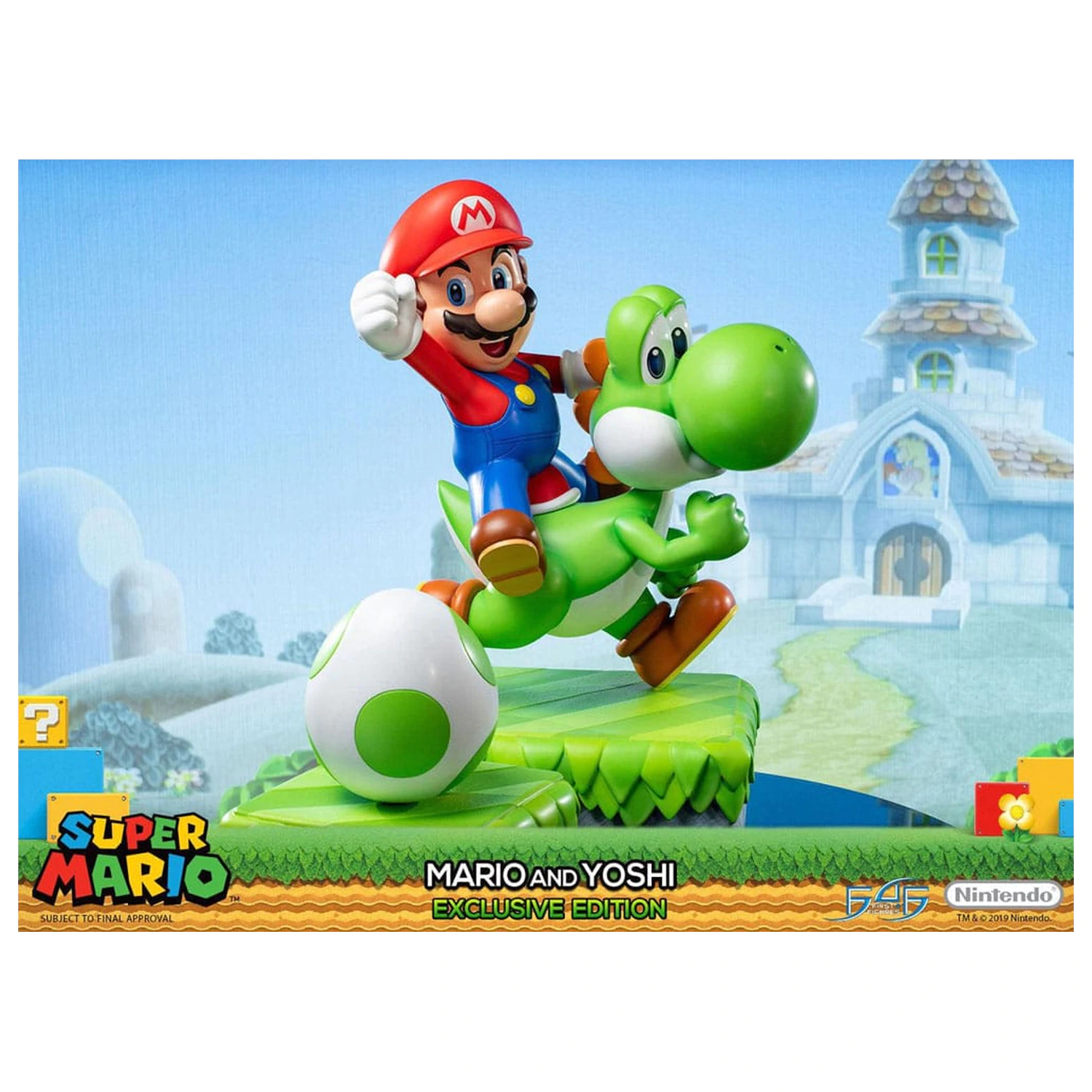 Super Mario Statue Mario & Yoshi 48 cm product photo
