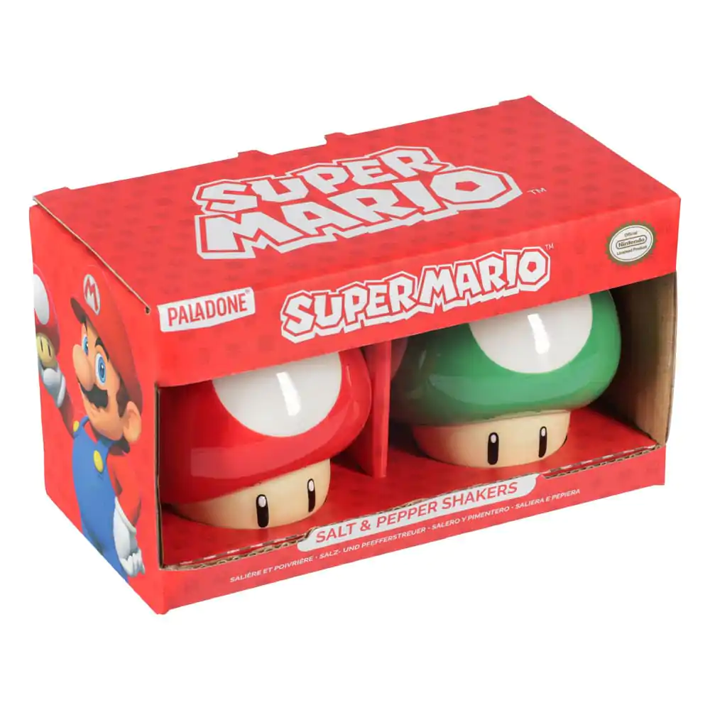 Super Mario Salt and Pepper Shakers Mushroom product photo