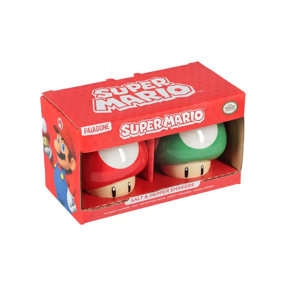 Super Mario Salt and Pepper Shakers Mushroom product photo