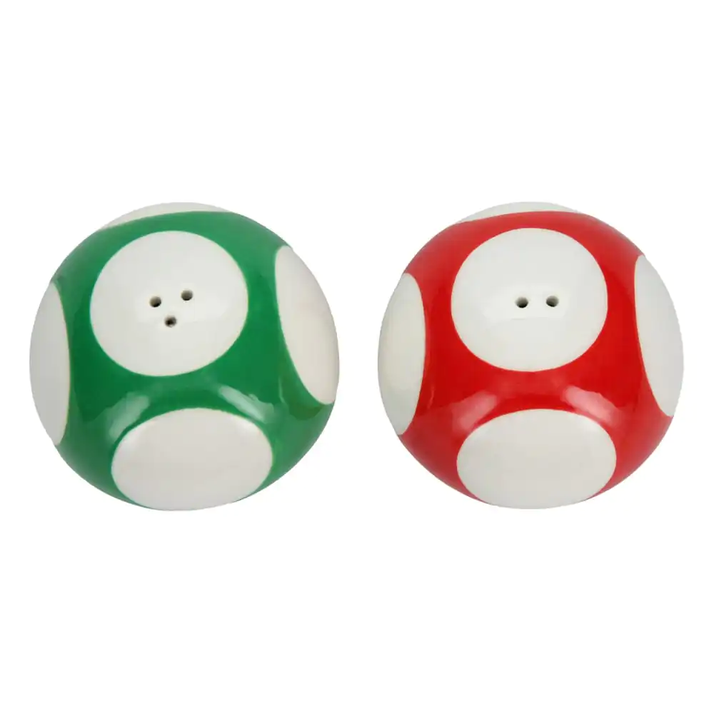 Super Mario Salt and Pepper Shakers Mushroom product photo